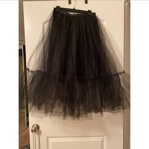 Black Tulle Skirt